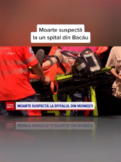 Ministerul Sănătății a anunțat trimiterea Inspecției Sanitare de Stat la spitalul din Moinești, după moartea unei paciente de 50 de ani operate acolo. Familia susține că îi ceruse transferul la Institutul „Matei Balș” din Capitală, dar fără succes. #stirileprotvdeastazi #news #stiri #protv #stirileprotv