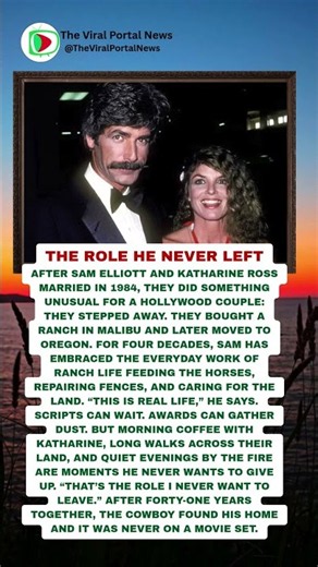 THE ROLE HE CHOSE TO NEVER LEAVE — SAM ELLIOTT
