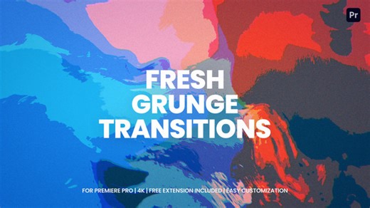 Grunge Transitions Premiere Pro