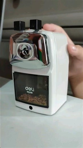 How to attach a pencil sharpener to the table