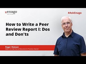 How to Write a Peer Review Report I: Dos and Don'ts