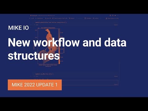MIKE IO 1.0 | New workflow and data structures