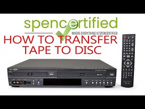 How to record VHS to DVD with the Go-Video DVD VCR Combo Recorder 2 Way Dubbing System VR3845A