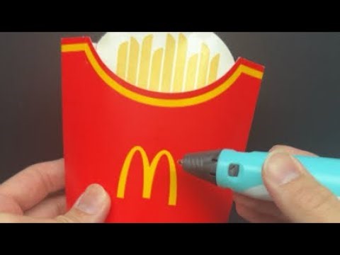 Challenge: Make McDonald's fries using a 3D printing pen | LIVE