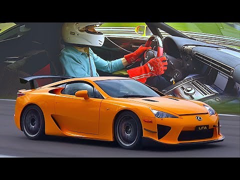 Onboard the iconic Lexus LFA Nürburgring Edition feat. RAW V10 engine Sounds (with exhaust cam)