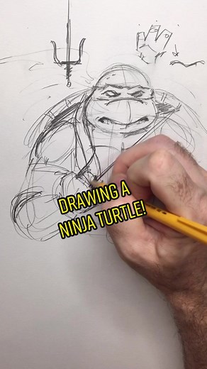 Drawing Raphael: Ninja Turtle Tutorial