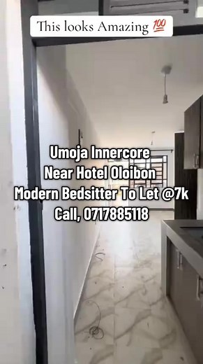 Modern bedsitter to let in Umoja Innercore Nairobi @7,000 KES
