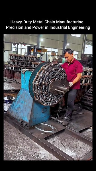 Heavy-Duty Metal Chain Manufacturing: Precision and Power in Industrial Engineering.