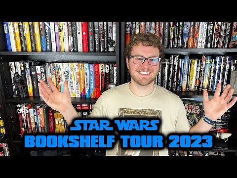 Star Wars Bookshelf Tour 2023 | Star Wars Book Collection