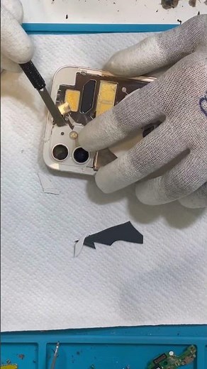 iPhone 12 back glass change step by step 🔧💥 Learn how to remove broken panel#TechHabitLab