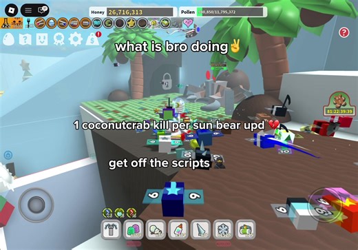 Get Off the Hacks in Roblox Bee Swarm Simulator