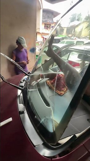 How To Replace A Car's Windshield #automotive #windshield #diy #easy #hack