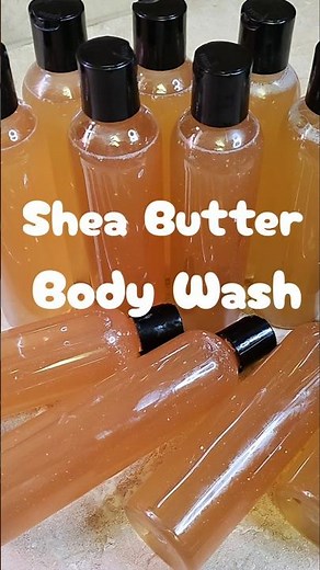 Handcrafted Shea Butter Body Wash | Nature’s Luxury in a Bottle. Natural Body Wash. Rich Lather Test