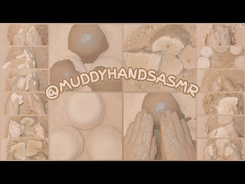 ASMR// Pouring and Playing Mud for ‪@AsmrMudwithAmbi‬ 😍😃🟤💛🟤💛