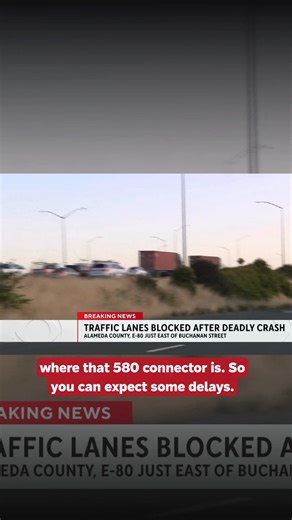 6.4K views · 26 reactions |  BREAKING NEWS – EAST BAY  A deadly crash has shut down multiple lanes on eastbound I-80 in Albany this morning.  A semi-truck and a car collided, sending the car flying off the freeway onto Buchanan Street below. Only one lane is currently open past Buchanan — expect major delays in the area. We’re monitoring this developing story and will keep you updated as we learn more. | KPIX CBS San Francisco Bay Area | Facebook