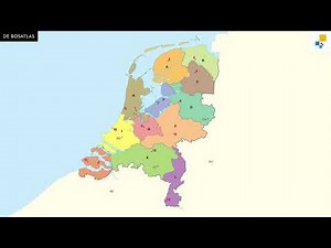 My own Bosatlas: Topography of the Netherlands - Basic topography of the Netherlands - provinces ...
