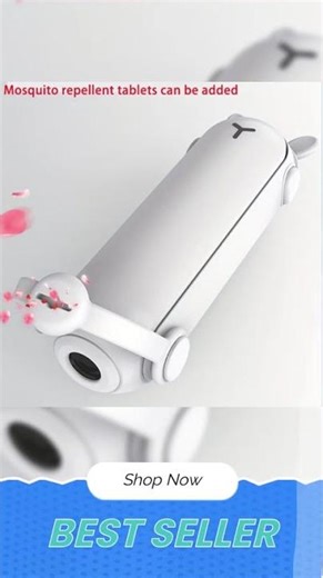 Portable Mini Fan with Power Bank & Flashlight