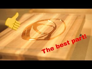 Applying mineral oil to newly crafted cutting boards