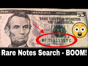 Hunting Bills for Rare Notes and Star Notes - Rare Note Found!