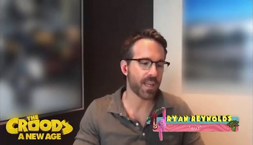 See Ryan Reynolds Voice His Croods: A New Age Character in Behind the Scenes Look