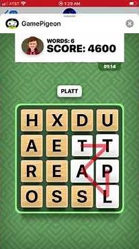 Game Pigeon - Word Hunt (score over 84k)