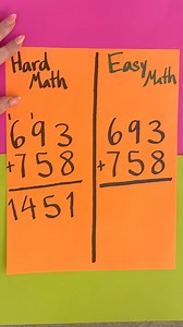 New math is better math #reels #math | At Home with Jennie and Nick