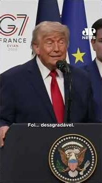 “Está virando um país perigoso politicamente” afirma Trump sobre as eleições brasileiras #Shorts