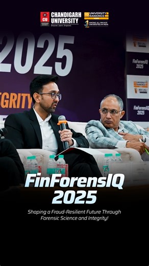 Chandigarh University on Instagram: "Chandigarh University recently hosted #FinForensIQ2025, a conclave on "Forensic Science & Integrity: Building Skills for a Fraud-Resilient Future," uniting experts, academics, and students to explore the role of forensic science in promoting transparency and integrity in finance and corporate sectors. The conclave provided practical insights on detecting and preventing fraud, understanding investigative methods, and leveraging technology to uphold ethical pra