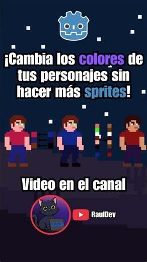 How to Easily Change Sprite Colors in Godot Part 5 #godot #colorswap #paletteswap #dev