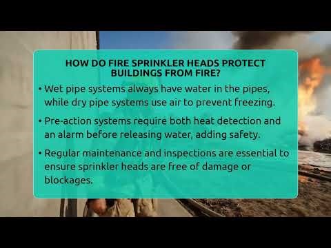 How Do Fire Sprinkler Heads Protect Buildings From Fire? - Inside the Firehouse