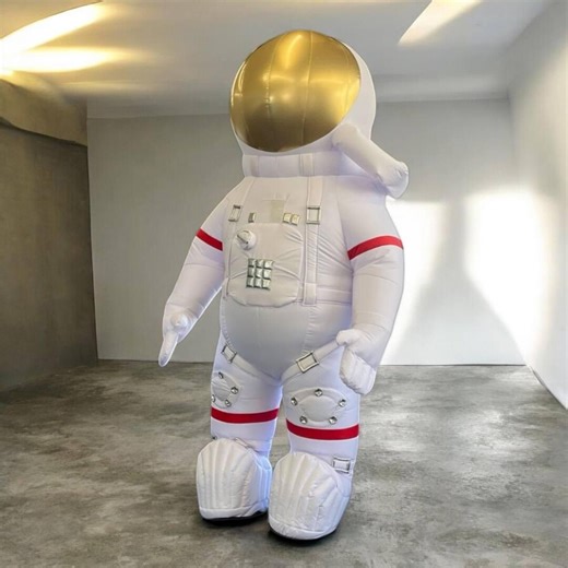 Custom Space Mascot Costume, Inflatable Astronaut Character, Branded Event Suit, Promotional Cosmic Outfit, Personalized Mascot - Etsy