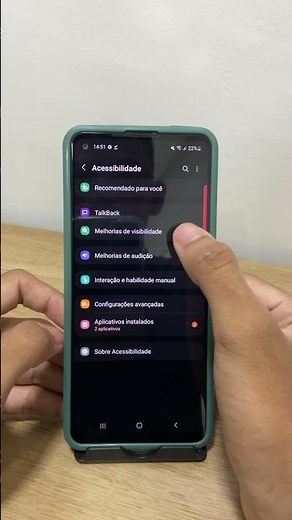Como ativar ou desativar a inversão de cores no Samsung A11 e M11