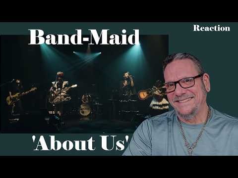 BAND-MAID | About Us (Official Live Video) | First Time Reaction.