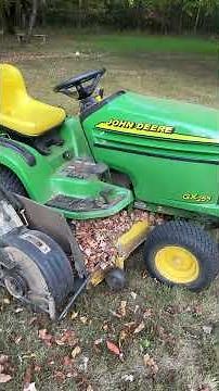 Vintage John Deere leaf vacuum system! #SHORT #purplecollarlife