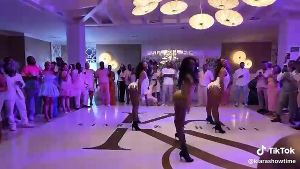 Black Wedding Reception Dance Off