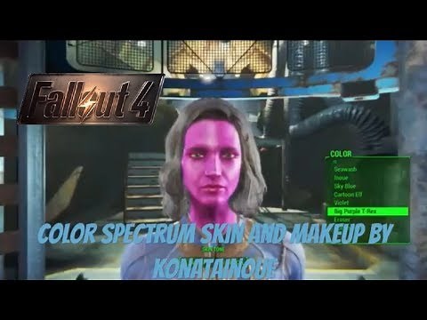 Fallout 4 Xbox One Mods|Color Spectrum Skin And Makeup
