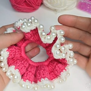 390K views · 4.4K reactions | Super easy and simple crochet hair tie tutorial for girls   #Angel_crochet_the_best | Angel crochet | Facebook