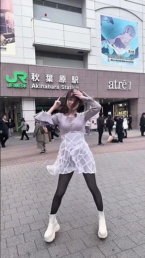 駅前できらりんレボリューション踊ってみたら注目の的！！