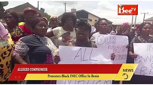 ALLEGED COMPROMISE: APC Protesters Blocked State INEC Entrance In Benin Please like, follow and share my page, thank you. | BeeTv News
