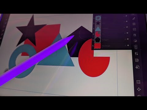 How to Use Shapes on Affinity Designer - Easy iPad Quick Guide!