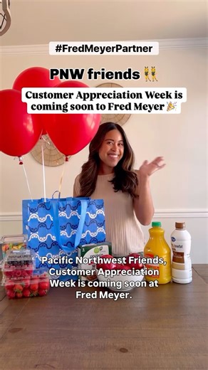 Emma | Seattle Content Creator | #ad PNW Friends - Customer Appreciation Week is coming soon to Fred Meyer! #FredMeyerPartner This year, Customer Appreciation Week at Fred... | Instagram
