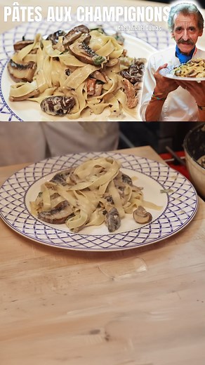 Pâtes crémeuses aux champignons | Chef Michel Dumas