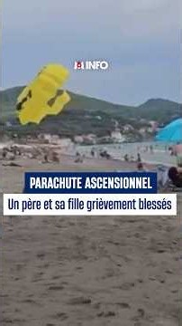 Parasailing accident: father and daughter seriously injured