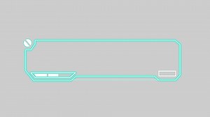 【Frame_A010】近未来感のあるサイバーなフレーム