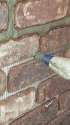 Mortar (grout) Bag Brick Accent Wall