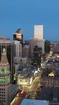 Golden Hour Denver #drone #denverskyline #denvercolorado #sunset
