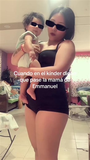 Cuando la mamá de Emmanuel pasa en el kínder