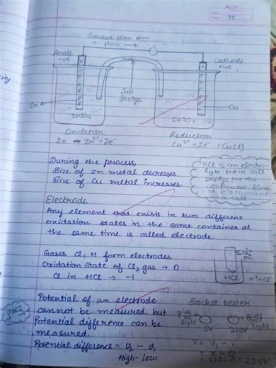 CLASS 11 CHEMISTRY UNIT 7 #redoxreactions #cbse #ncert #notes #shortnotes #shorts #classnotes #viral