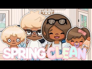 Family’s Spring Cleaning Day 🧽| with voice 🔈| Toca Life World RP