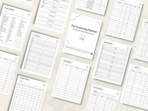 Pet Grooming Planner Printable | Client Forms, Service Logs, Appointment Calendars & Daily Schedules | Groomer Business Organizer - Etsy